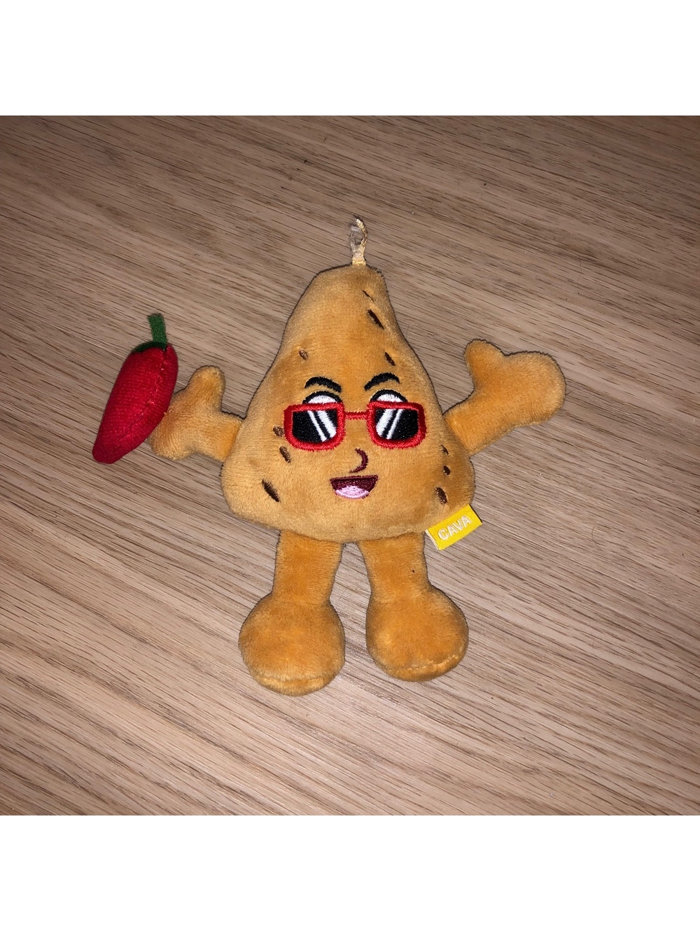 CAVA MEXICAN RESTAURANT PITA CHIP JIMMY HARISSA BLIND BAG PLUSH LIMITED RARE